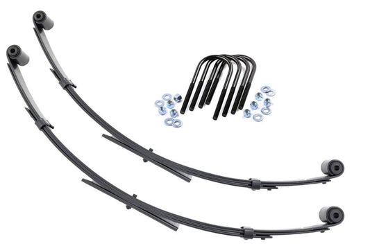 Front Leaf Springs | 2.5" Lift | Pair | Jeep Wrangler YJ 4WD (1987-1995) Rough Country