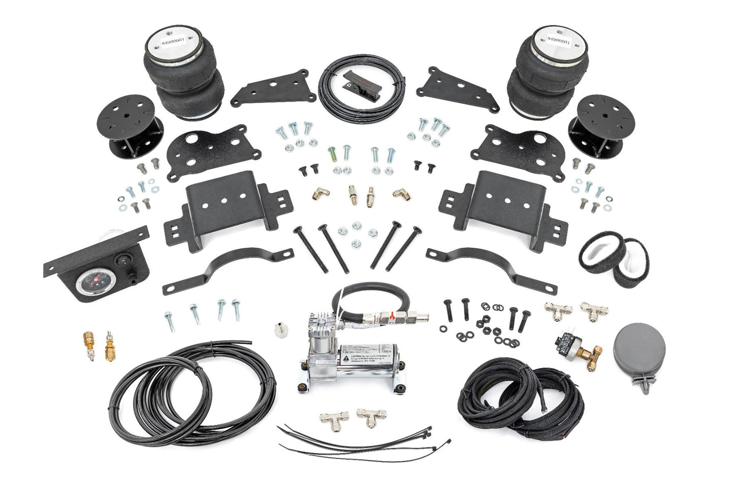 Air Spring Spacer Kit w/ Compressor | 5" Lift | Ram 2500 4WD (2014-2024) Rough Country