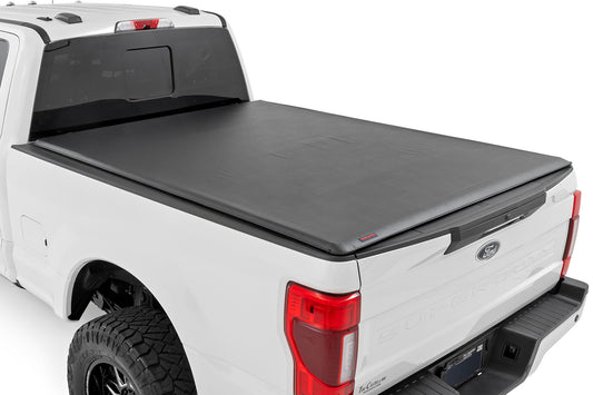 Soft Roll Up Bed Cover | 6'10" Bed | Ford F-250/F-350 Super Duty (17-24) Rough Country