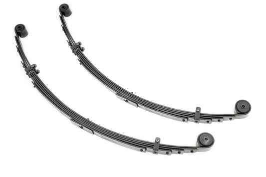 Rear Leaf Springs | 4" Lift | Pair | Jeep Cherokee XJ 2WD/4WD (1984-2001) Rough Country