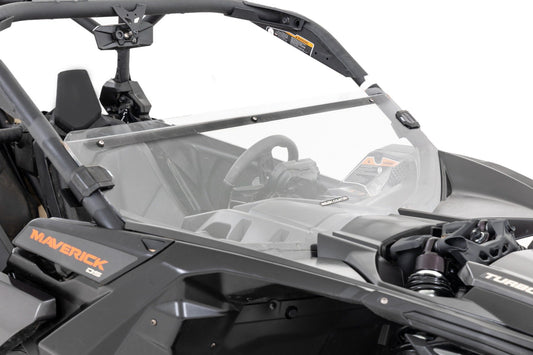 Half Windshield | Scratch Resistant | Can-Am Maverick X3 Rough Country