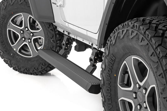 Power Running Boards | Dual Electric Motor | 2 Door | Jeep Wrangler JL (18-24) Rough Country