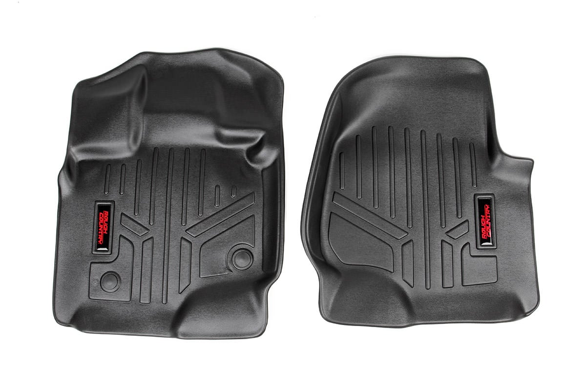 Floor Mats | Front | Ford F-150 (15-24)/F-150 Lightning (22-24)/Raptor (17-24)  Rough Country