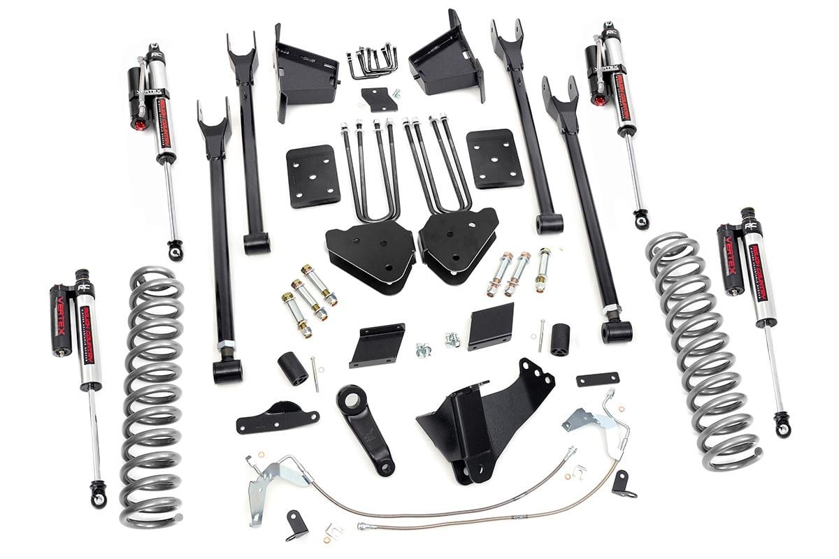 6 Inch Lift Kit | 4-Link | No OVLD | Vertex | Ford F-250 Super Duty (11-14) Rough Country