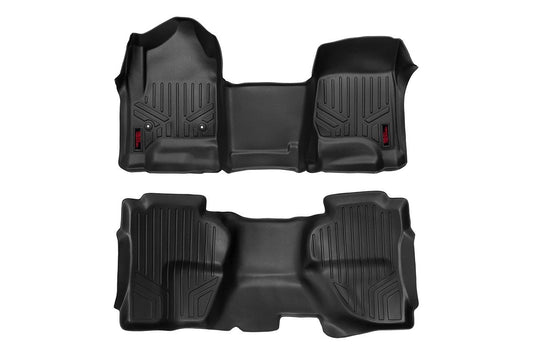 Floor Mats | FR & RR | OV Hump | Ext Cb | Chevy/GMC 1500/2500HD/3500HD 2WD/4WD Rough Country