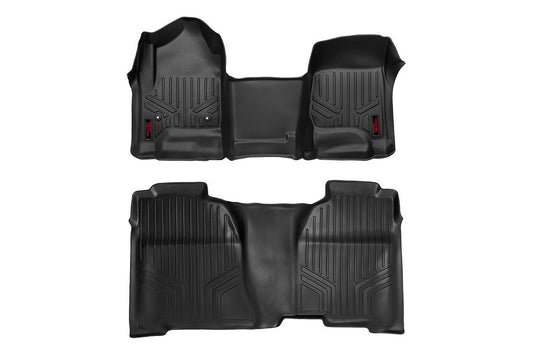 Floor Mats | FR & RR | OV Hump | Crew | Chevy/GMC 1500/2500HD/3500HD 2WD/4WD Rough Country