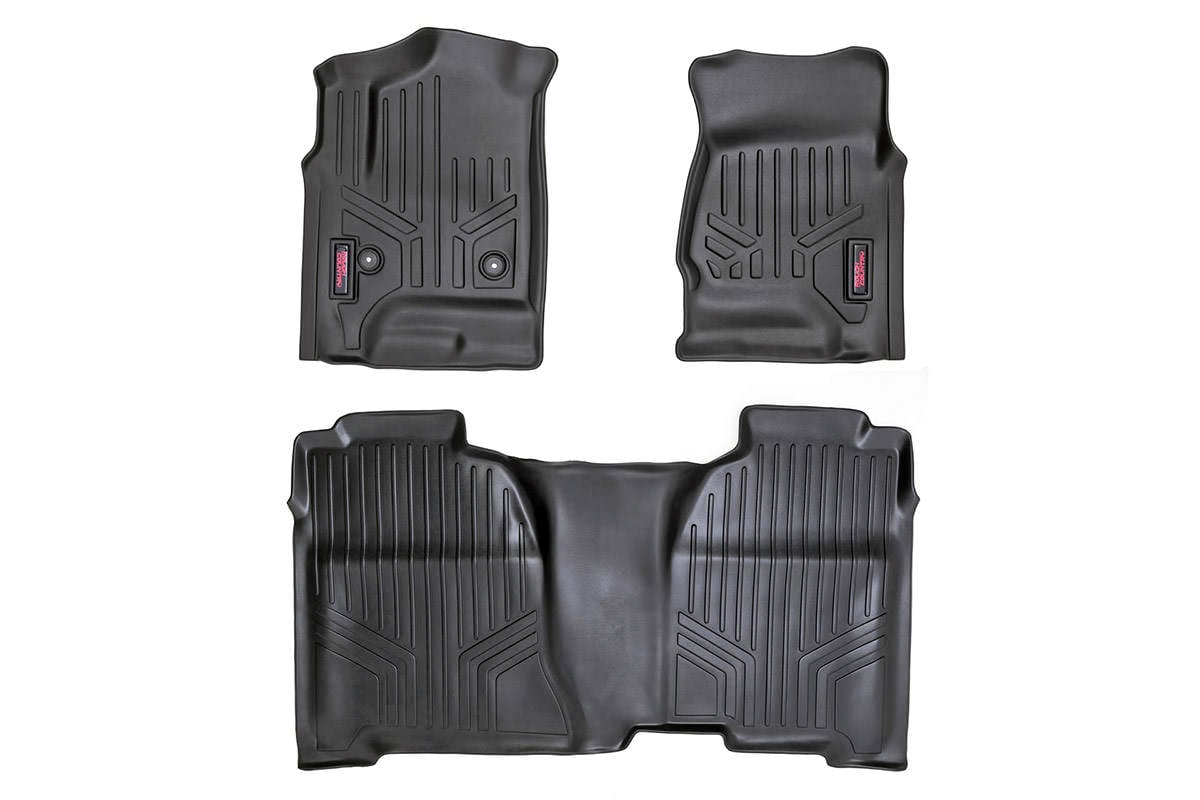 Floor Mats | FR & RR | Crew Cab | Chevy/GMC 1500/2500HD/3500HD 2WD/4WD Rough Country