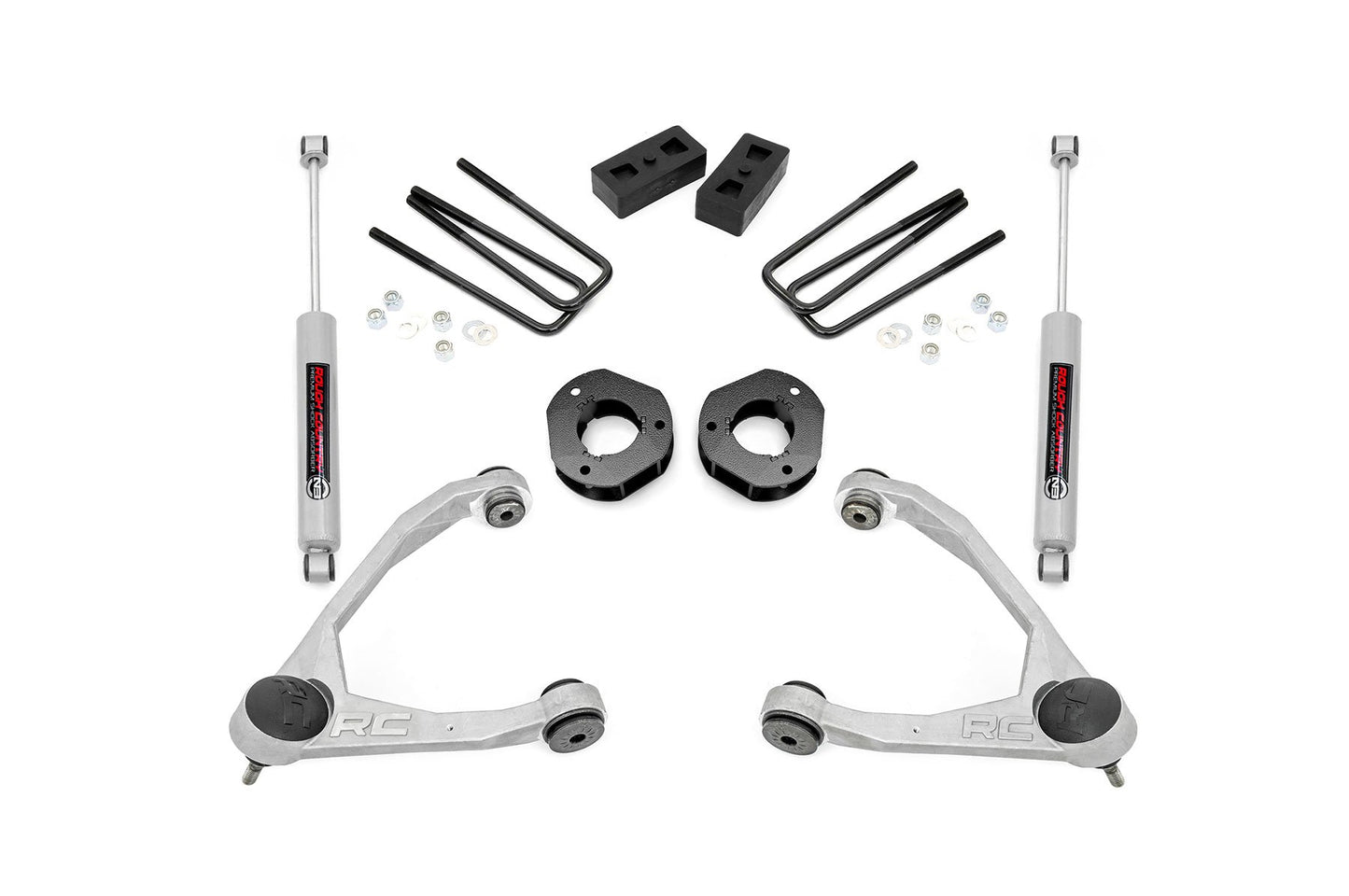 3.5 Inch Lift Kit | Forged UCA | Cast Steel | Chevy/GMC 1500 (07-16) Rough Country