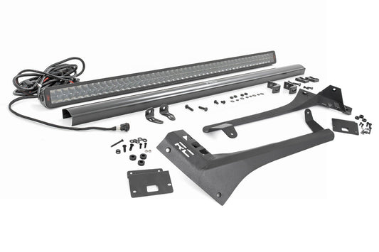 LED Light Kit | Windshield | 50" Spectrum Dual Row | Jeep Gladiator JT/Wrangler JL (18-24) Rough Country