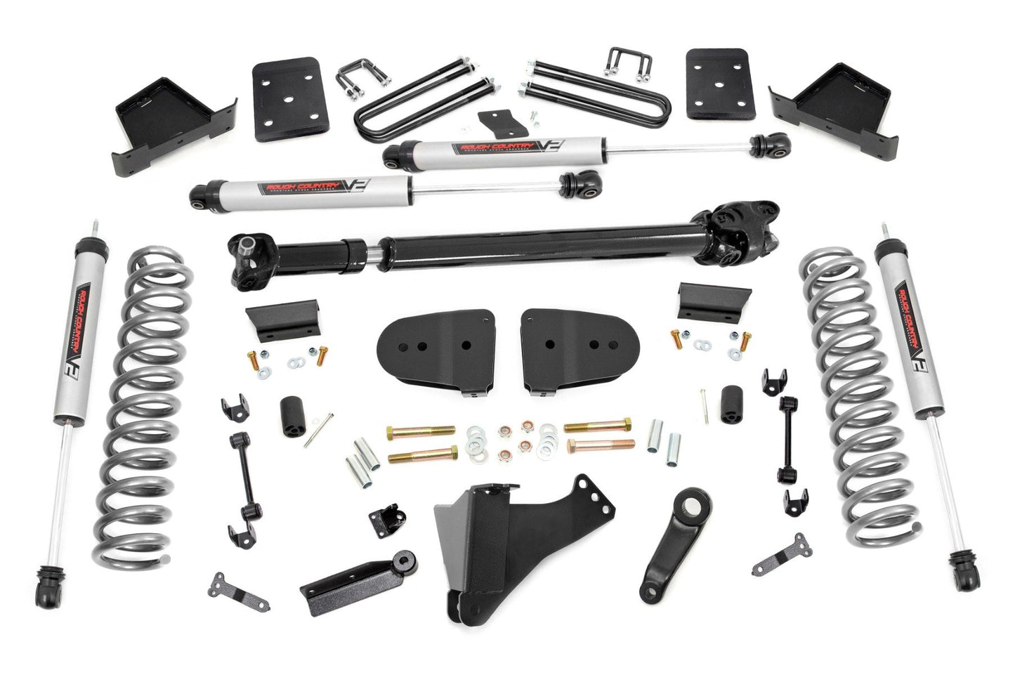 6 Inch Lift Kit | Diesel | No OVLD | FR D/S | V2 | Ford F-250/F-350 Super Duty (2023) Rough Country