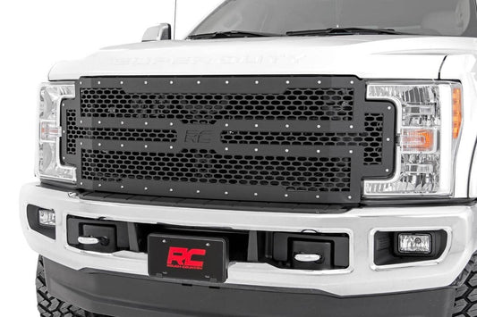 Mesh Grille | Ford F-250/F-350 Super Duty 2WD/4WD (2017-2019) Rough Country