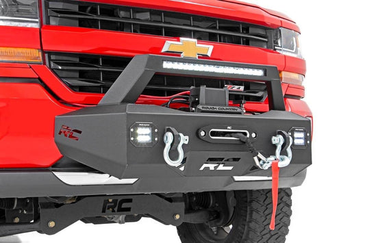 EXO Winch Mount Kit | Chevy Silverado 1500 2WD/4WD (2007-2018 & Classic) Rough Country