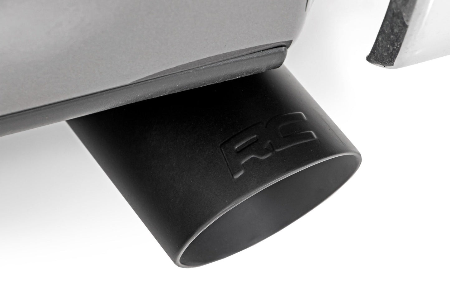 Exhaust Tip | Black | RC Logo | 2.5-3 Inch Pipe Rough Country