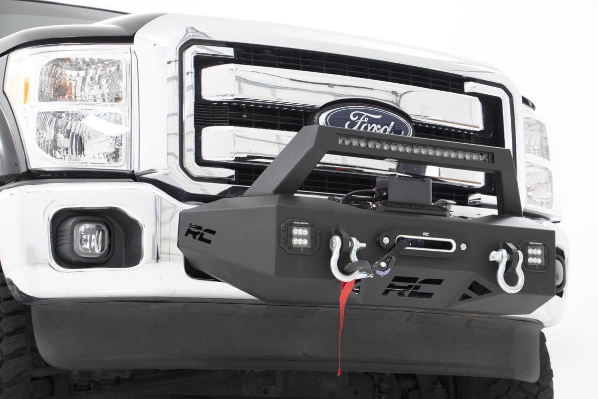 EXO Winch Mount Kit | Ford F-250/F-350 Super Duty 2WD/4WD (2011-2016) Rough Country