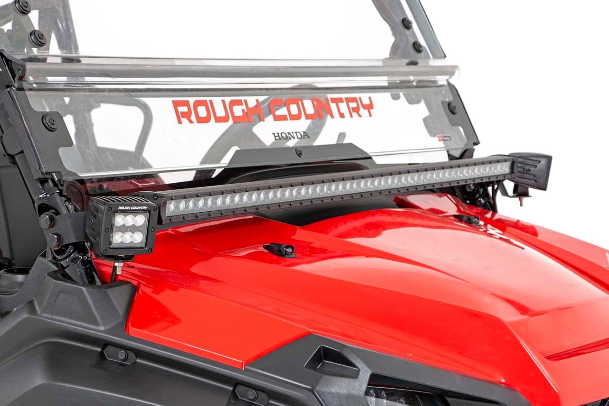 LED Light Kit | Cage Mount | 2" Black Pair | Honda Pioneer 1000  Rough Country