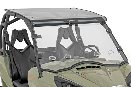 Vented Full Windshield | Scratch Resistant | Can-Am Commander Max 1000  Rough Country