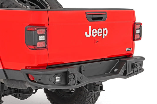 Rear Bumper | Tubular | Jeep Gladiator JT 4WD (2020-2024) Rough Country