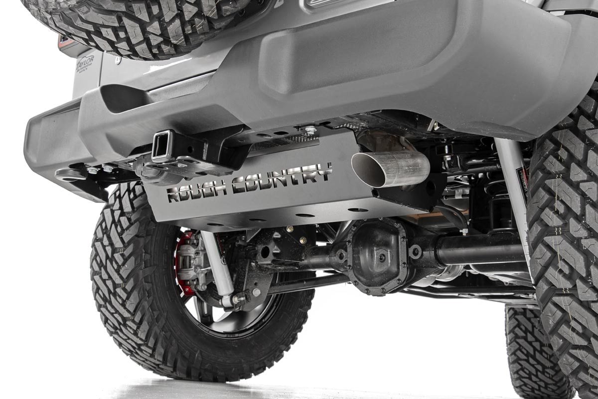 Skid Plate | Muffler | Jeep Wrangler JL/Wrangler Unlimited 4WD (2018-2024) Rough Country