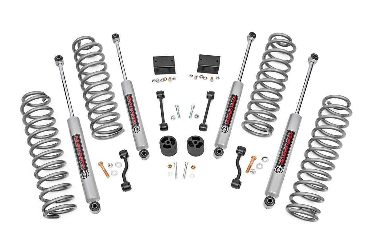 2.5 Inch Lift Kit | Coils | Jeep Wrangler Unlimited 4WD (2024) Rough Country