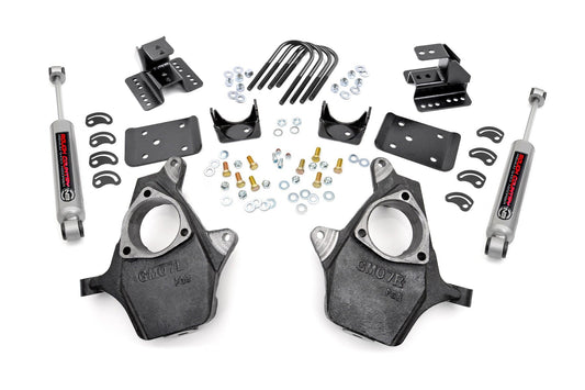 Lowering Kit | 2 Inch FR | 4 Inch RR | Chevy/GMC 1500 (99-06 & Classic) Rough Country