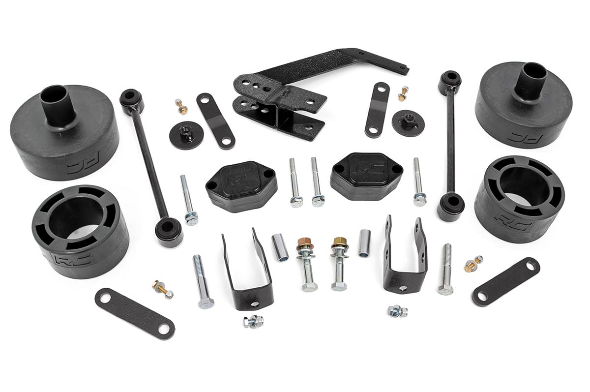 2.5 Inch Lift Kit | Spacers | Series II | Jeep Wrangler JK/Wrangler Unlimited (07-18) Rough Country