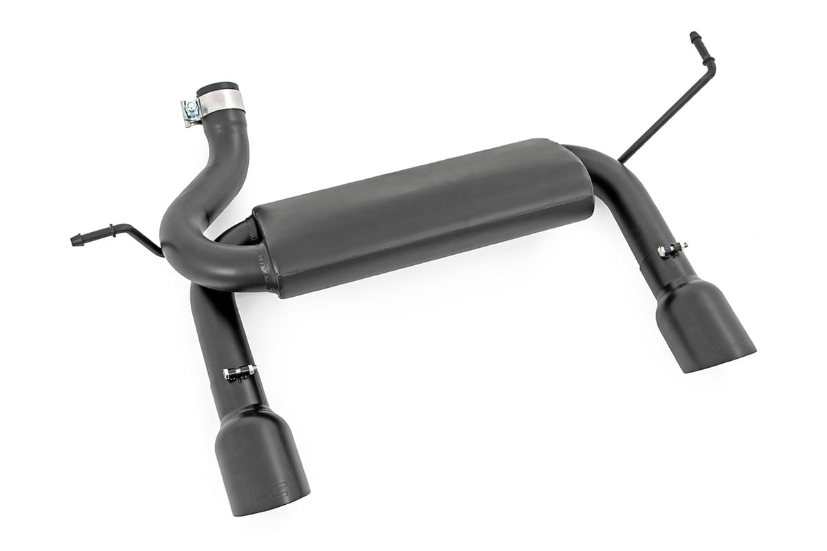 Performance Exhaust | Dual Outlet | Jeep Wrangler JK/Wrangler Unlimited (07-18) Rough Country