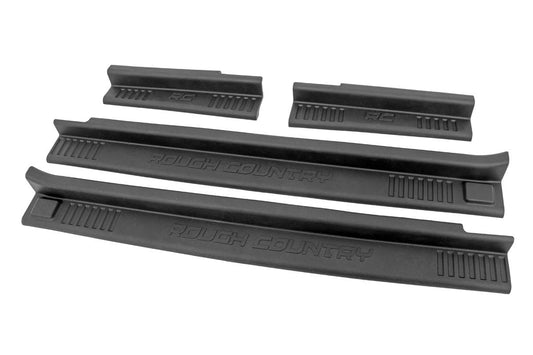 Entry Guards | Front and Rear | Jeep Wrangler Unlimited 2WD/4WD (2007-2018) Rough Country