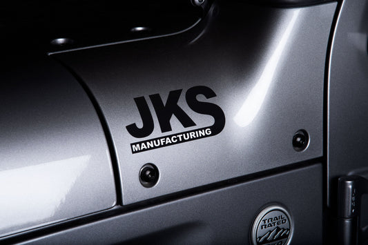 JKS Decal 2.5" x 5" | Black JKS Manufacturing
