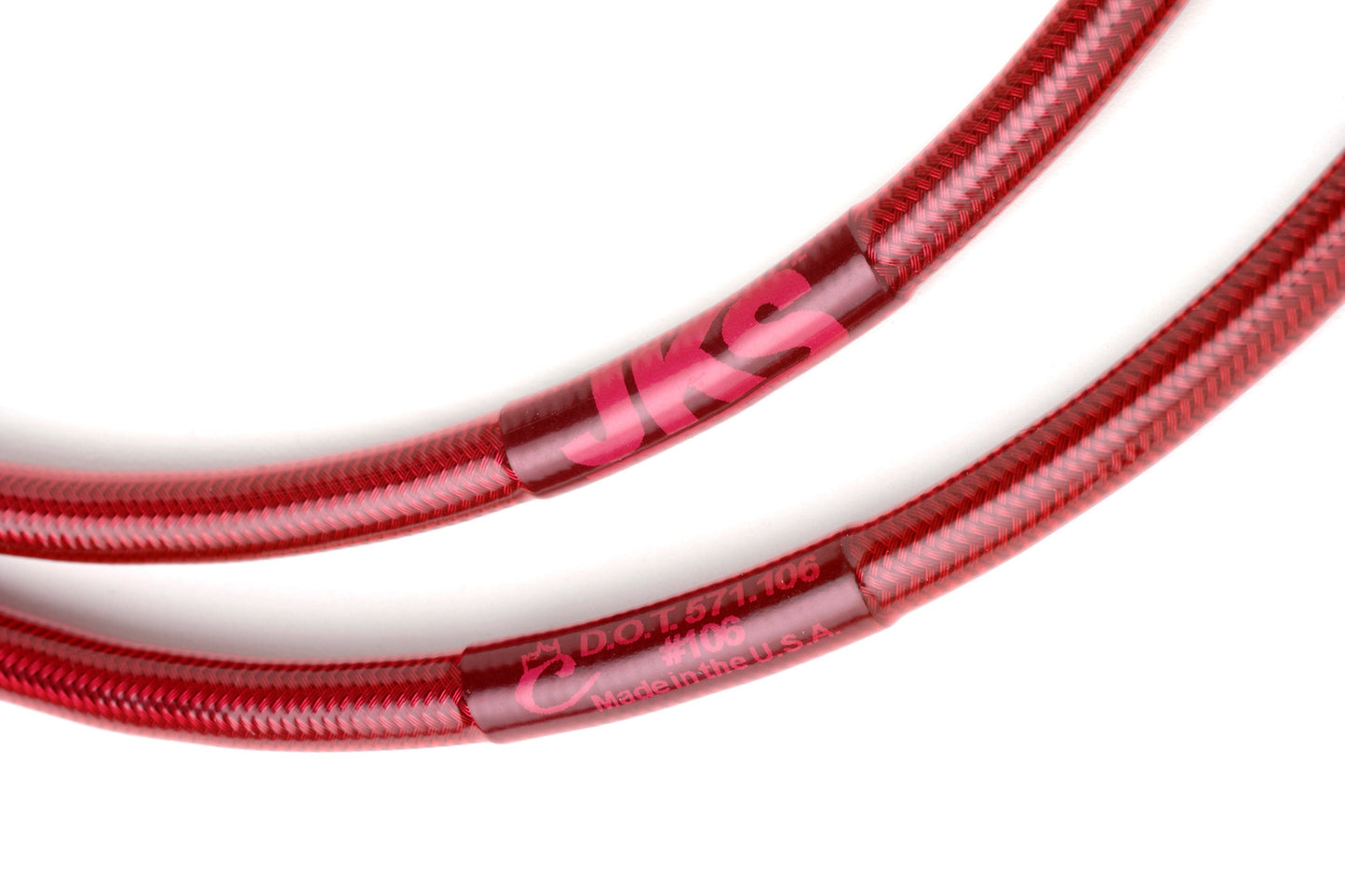 Extended Brake Line Kit | Front | Wrangler TJ and LJ, Grand Cherokee ZJ JKS Manufacturing