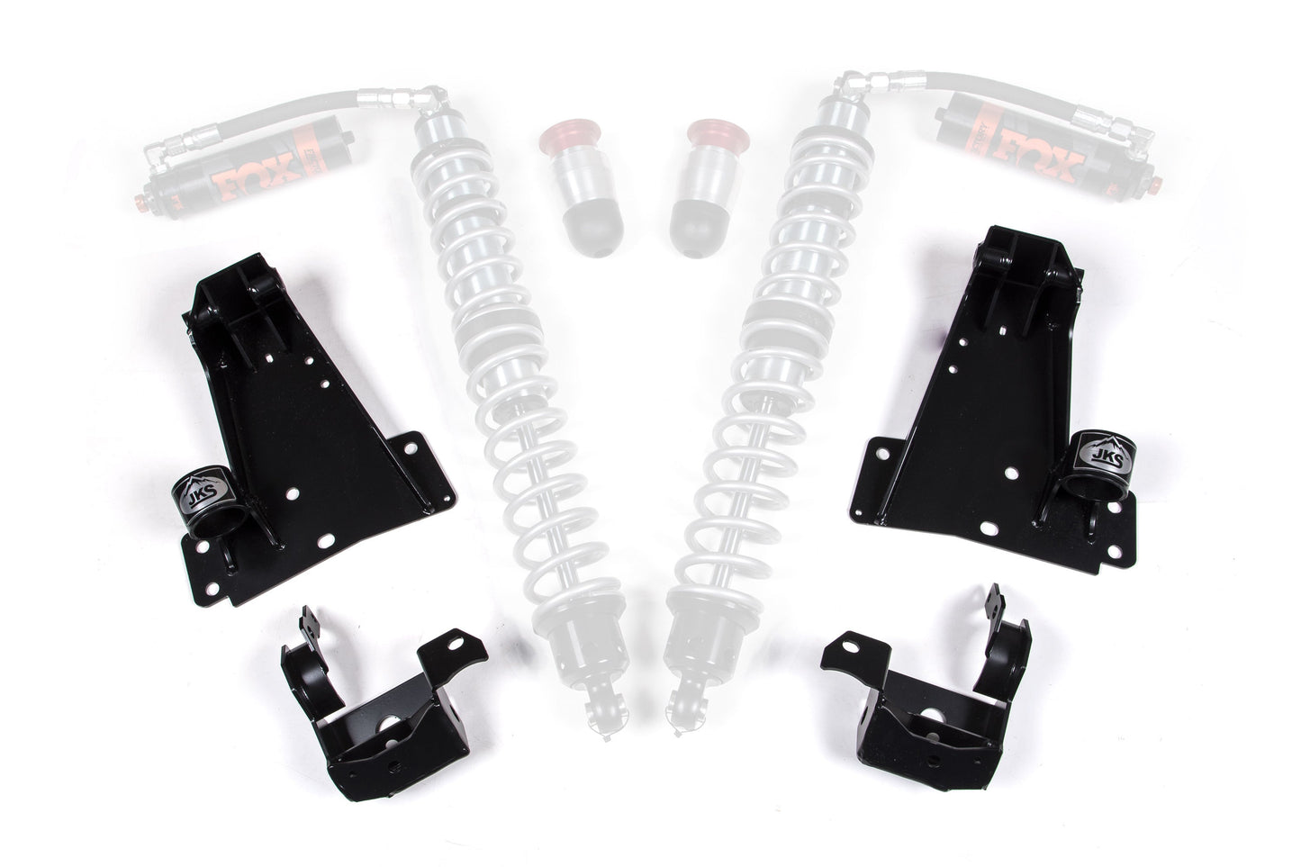 2018-2025 Jeep JL Wrangler Front Coilover Conversion Box Kit JKS Manufacturing