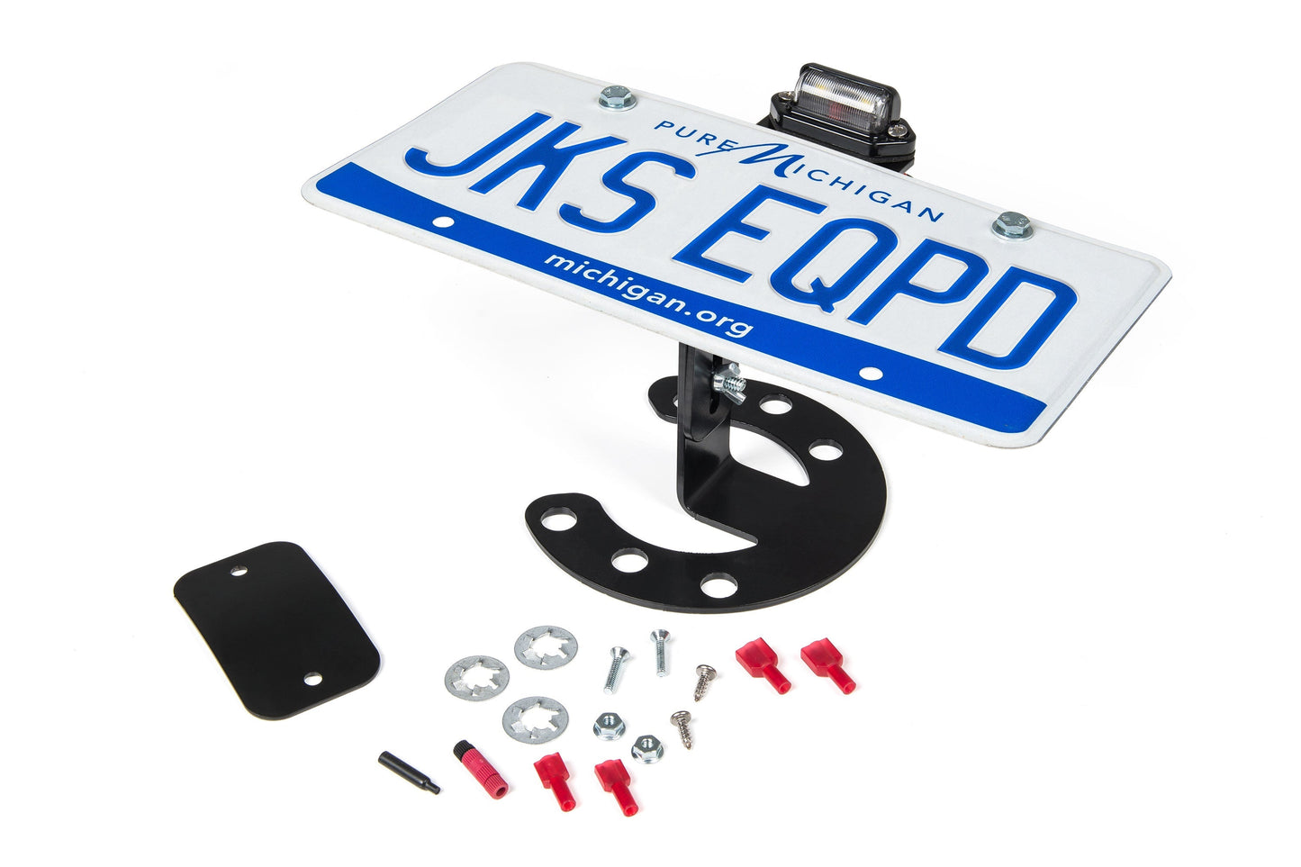 Spare Tire License Plate Mount | Wrangler YJ, TJ, LJ and JK JKS Manufacturing