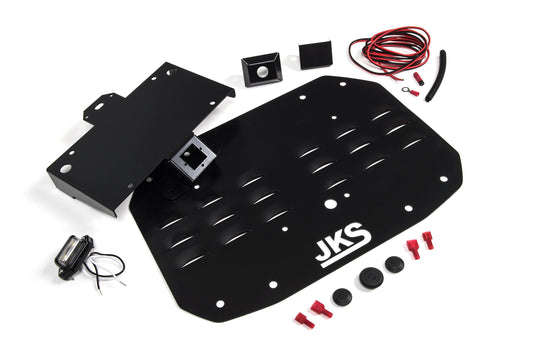 Tailgate Vent Cover with License Plate and Camera Mount | Wrangler JL JKS Manufacturing