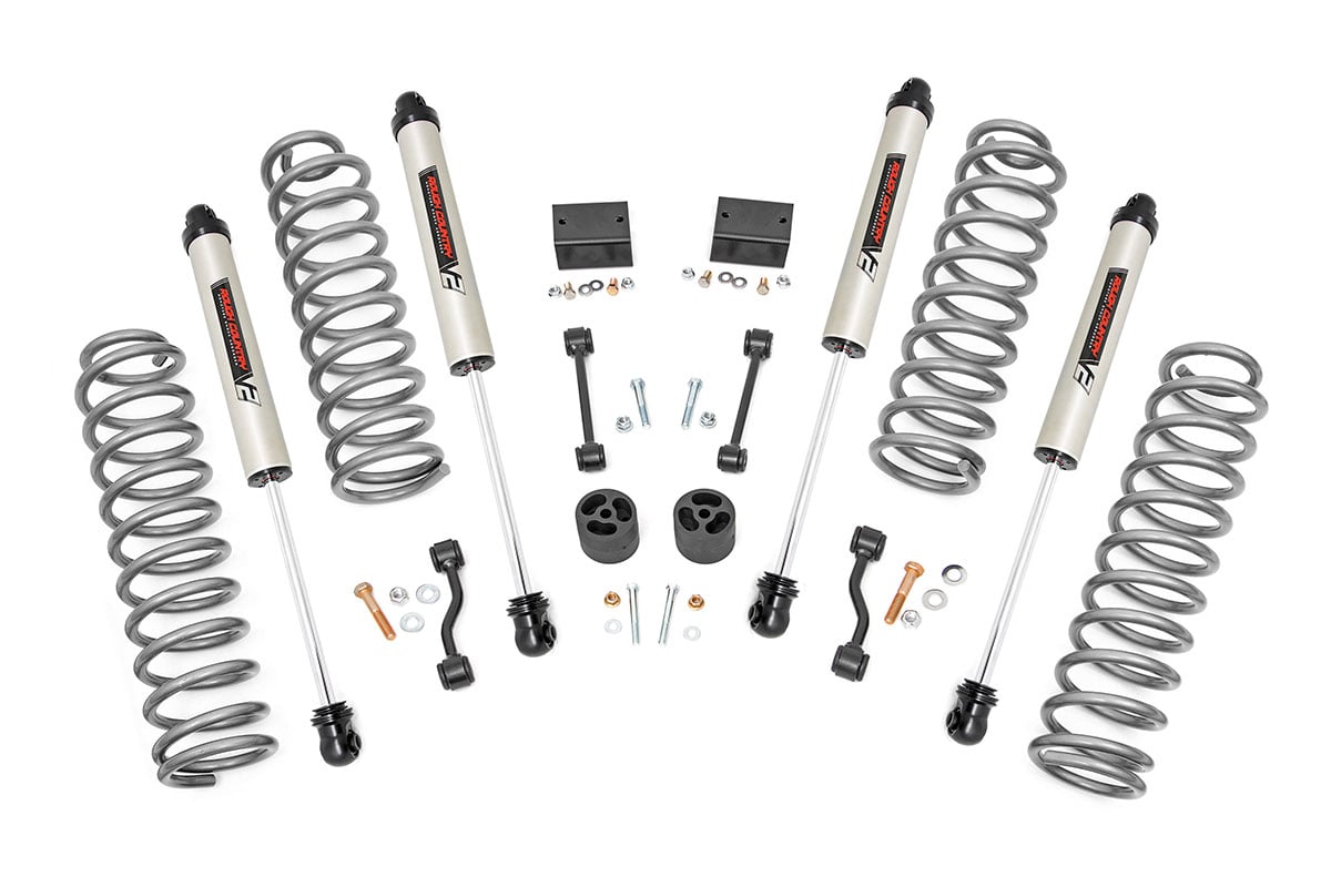 2.5 Inch Lift Kit | Coils | V2 | Jeep Wrangler Unlimited Rubicon 4WD (18-23) Rough Country