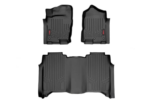 Floor Mats | FR & RR | Crew Cab | Nissan Titan (17-24)/Titan XD (16-24)  Rough Country