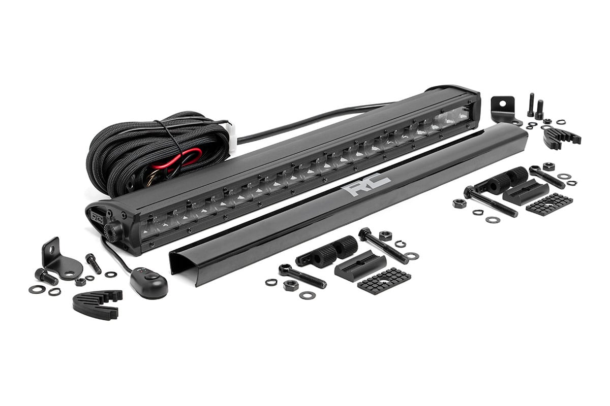 20 Inch Black Series LED Light Bar | Single Row Rough Country