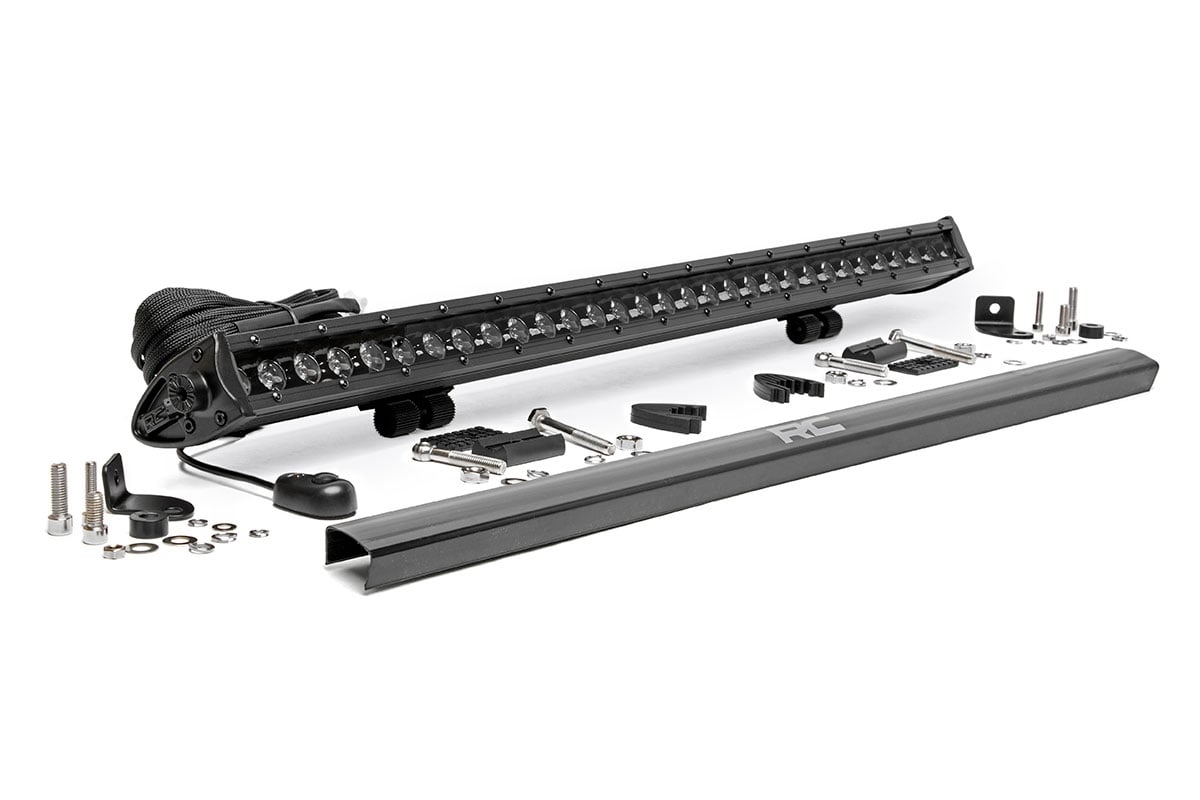 30 Inch Black Series LED Light Bar | Single Row Rough Country