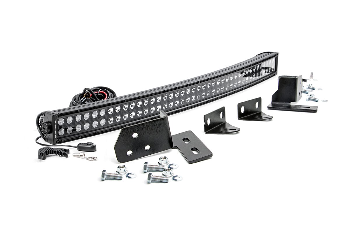 LED Light  | Bumper Mount | 40" Black Dual Row | Ford F-250 Super Duty (11-16) Rough Country