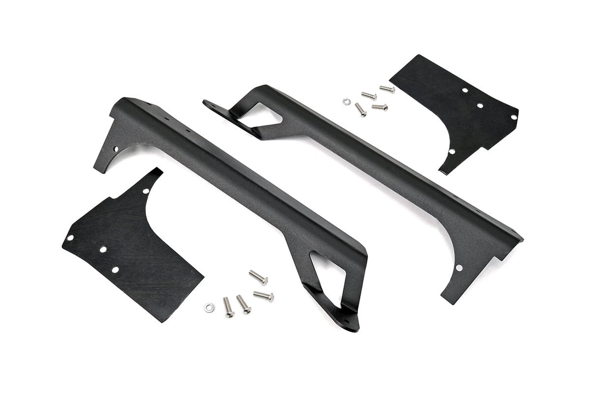 LED Light Mounts | Upper Windshield | 50" | Jeep Wrangler TJ (97-06)/Wrangler Unlimited (04-06)  Rough Country