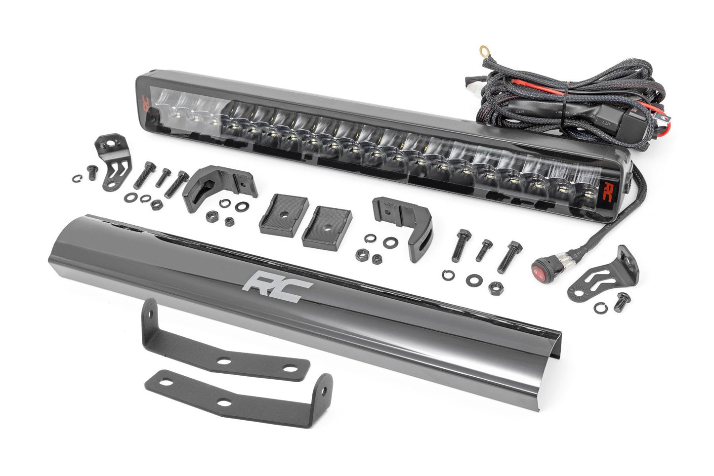 LED Light Kit | Bumper Mount | 20" Spectrum Dual Row | Nissan Titan XD (16-24) Rough Country