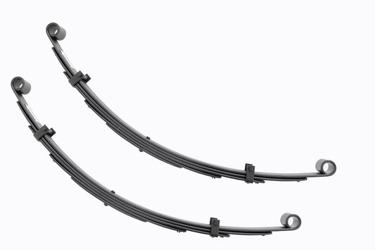 Front Leaf Springs | 4" Lift | Pair | Toyota Land Cruiser FJ40 4WD (64-80) Rough Country