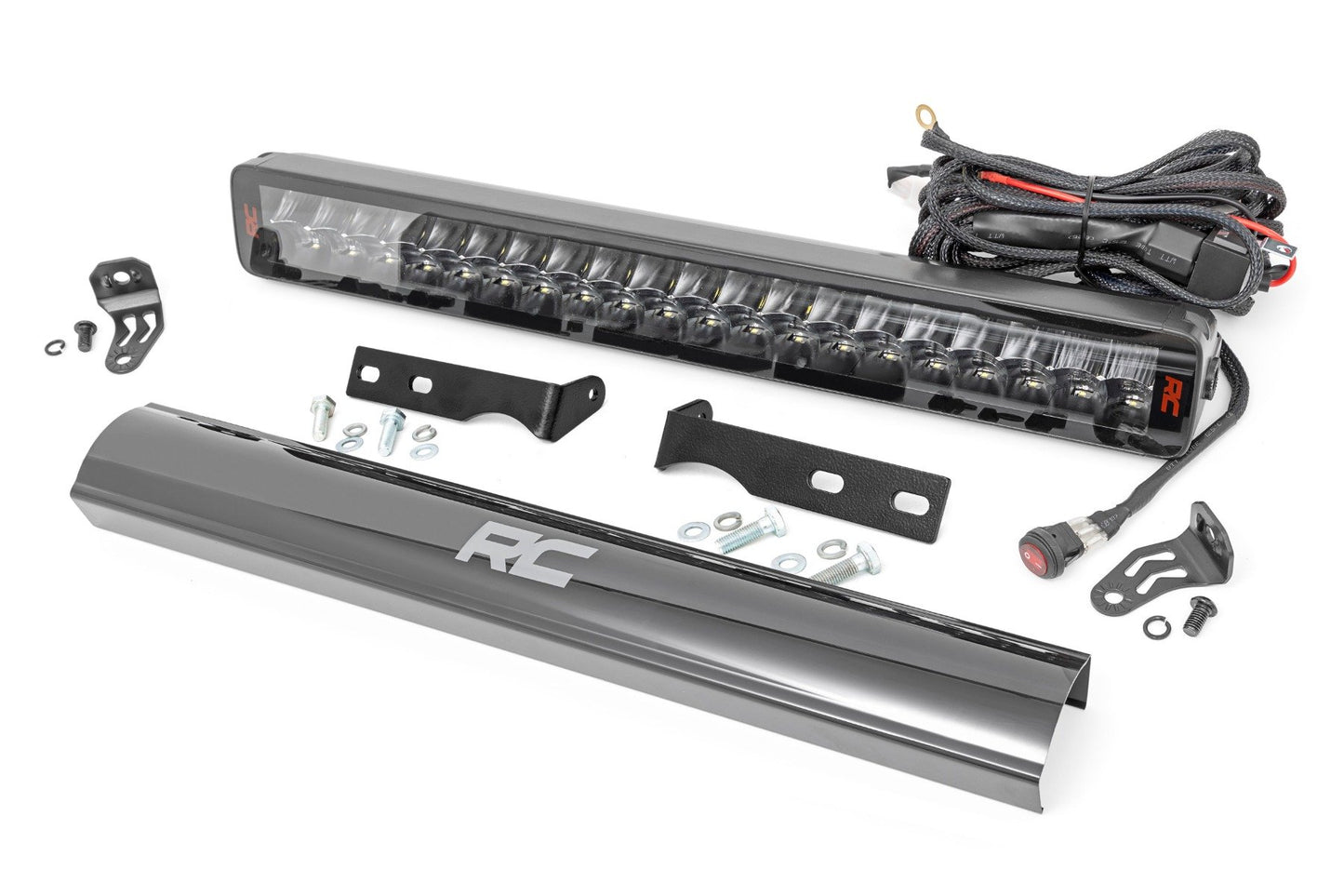 LED Light Kit | Bumper Mount | 20" Spectrum Dual Row | Jeep Grand Cherokee WK2 (11-20) Rough Country