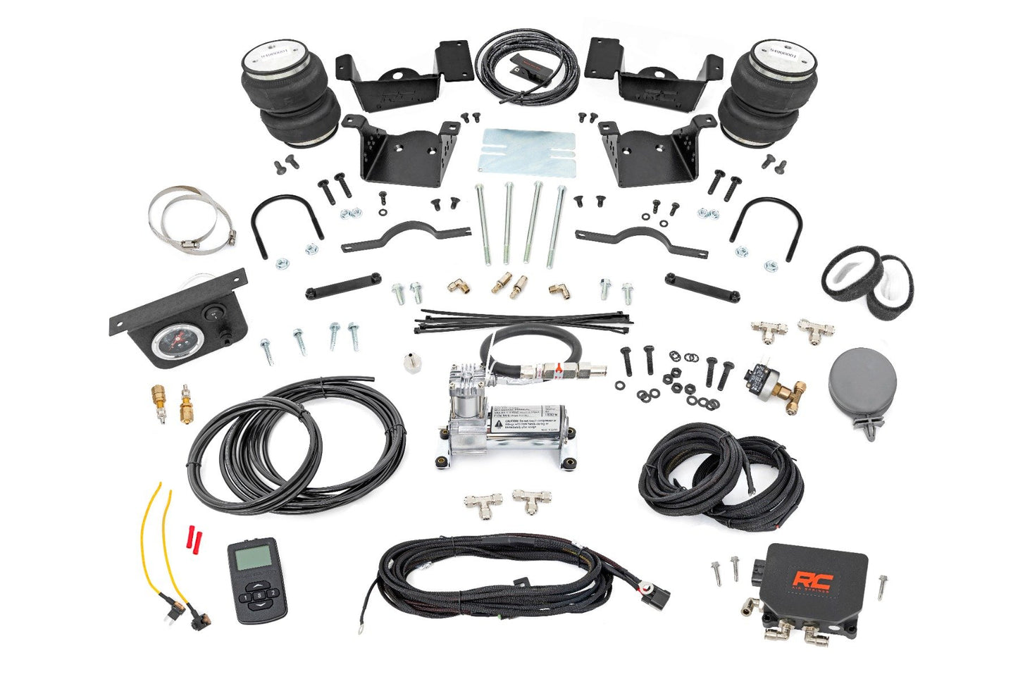 Air Spring Kit w/compressor | Wireless Controller | Chevy/GMC 2500HD/3500HD (20-25) Rough Country