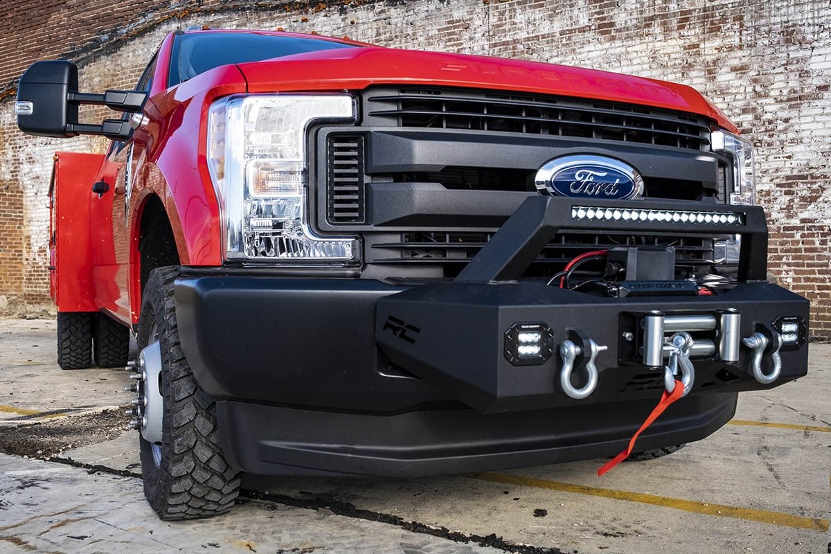 EXO Winch Mount Kit | Ford F-250/F-350 Super Duty 2WD/4WD (2017-2020) Rough Country