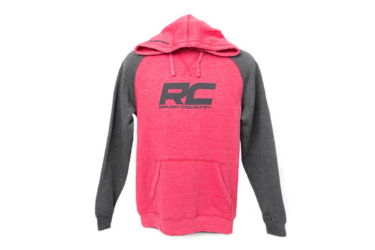 Rough Country Hoodie | Heater | Red/Gray | 3XL Rough Country