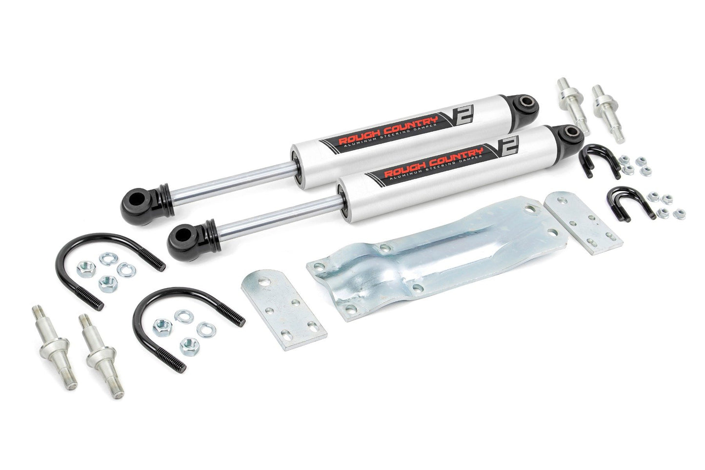 V2 Steering Stabilizer | Dual | Chevy/GMC C10/K10 Truck & SUV/K5 Blazer (69-91) Rough Country