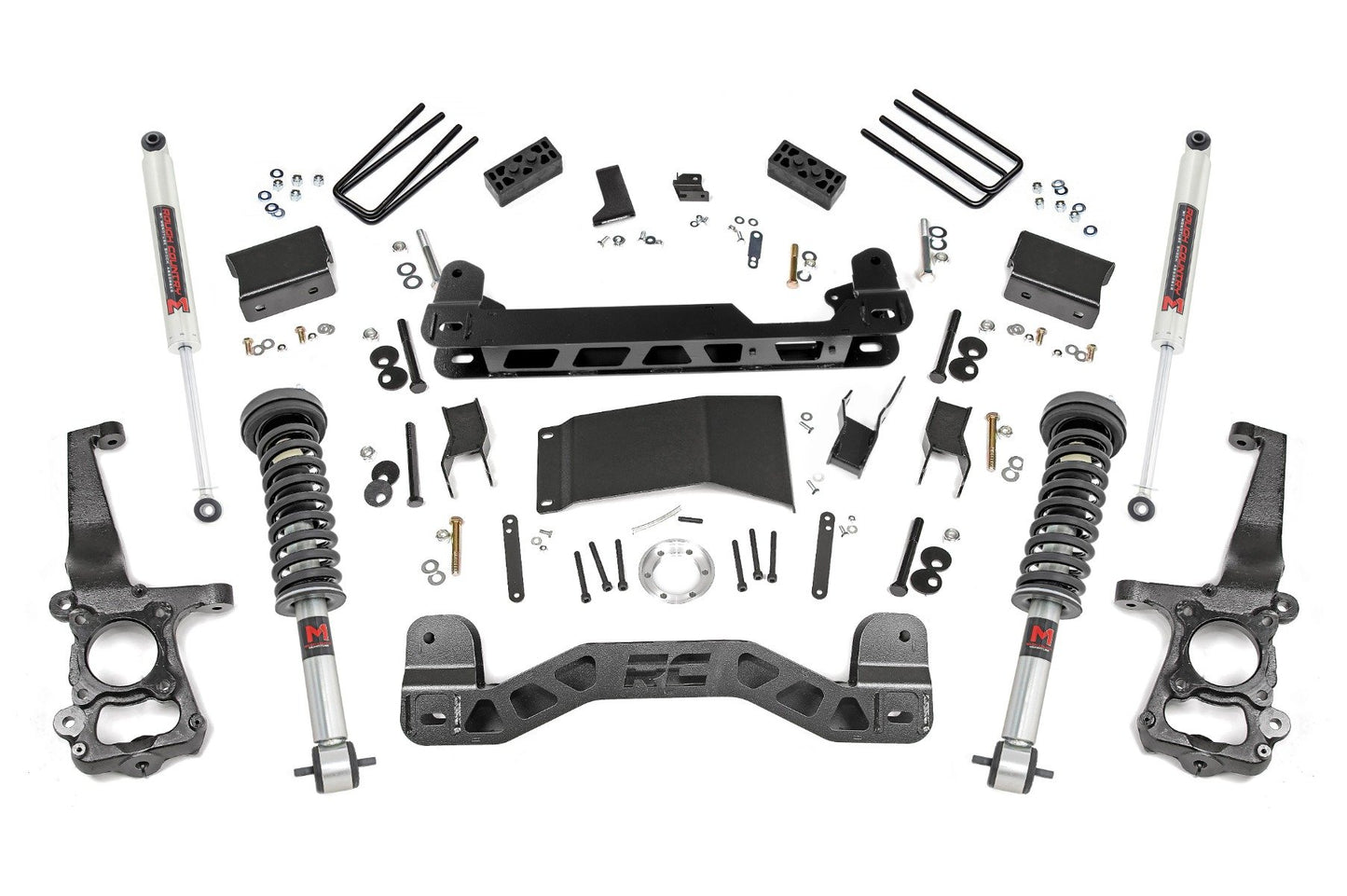 4 Inch Lift Kit | M1 Struts/M1 | Ford F-150 4WD (2015-2020) Rough Country