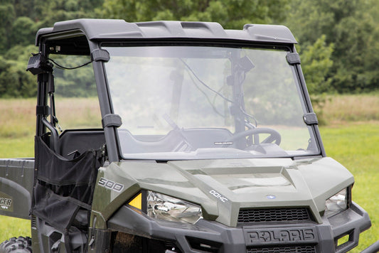 Full Windshield | Scratch Resistant | Mid Size | Polaris Ranger 500/Ranger 800 Mid-Size  Rough Country