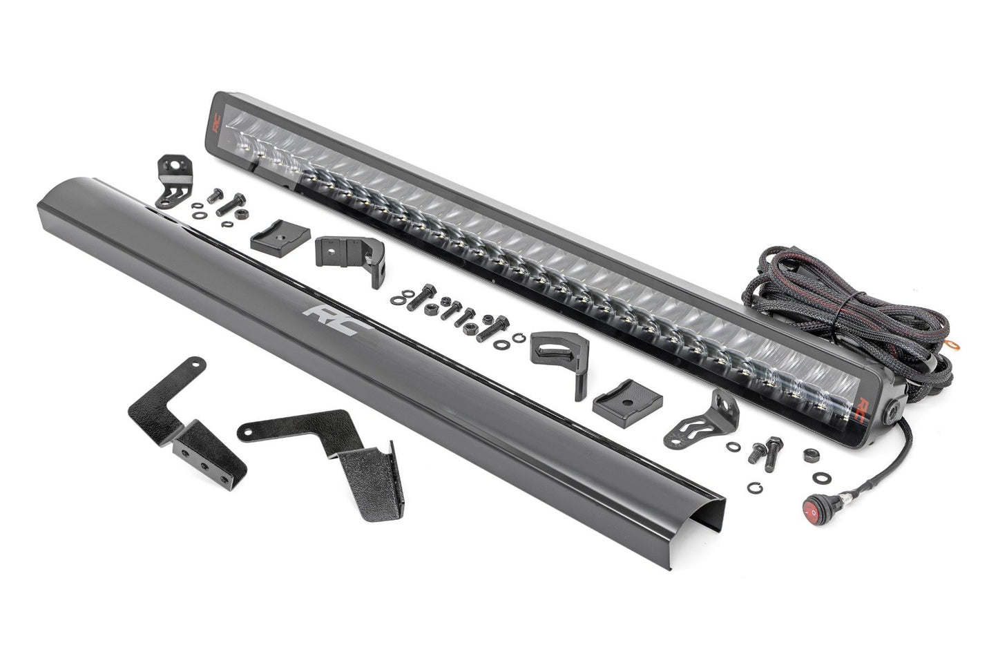 LED Light Kit | Bumper Mount | 30" Spectrum Dual Row | Toyota FJ Cruiser (07-14) Rough Country