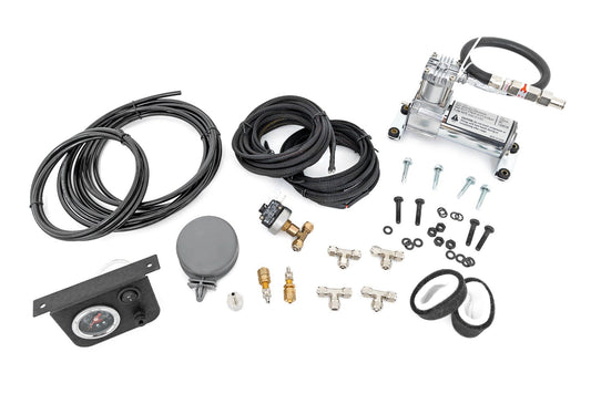 Onboard Air Bag Compressor Kit w/Gauge Rough Country