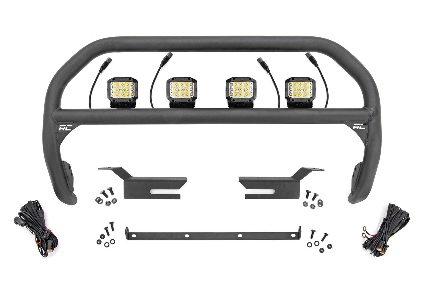 Nudge Bar | 3 Inch Wide Angle Led (x4) | Ford Bronco 4WD (2021-2024) Rough Country